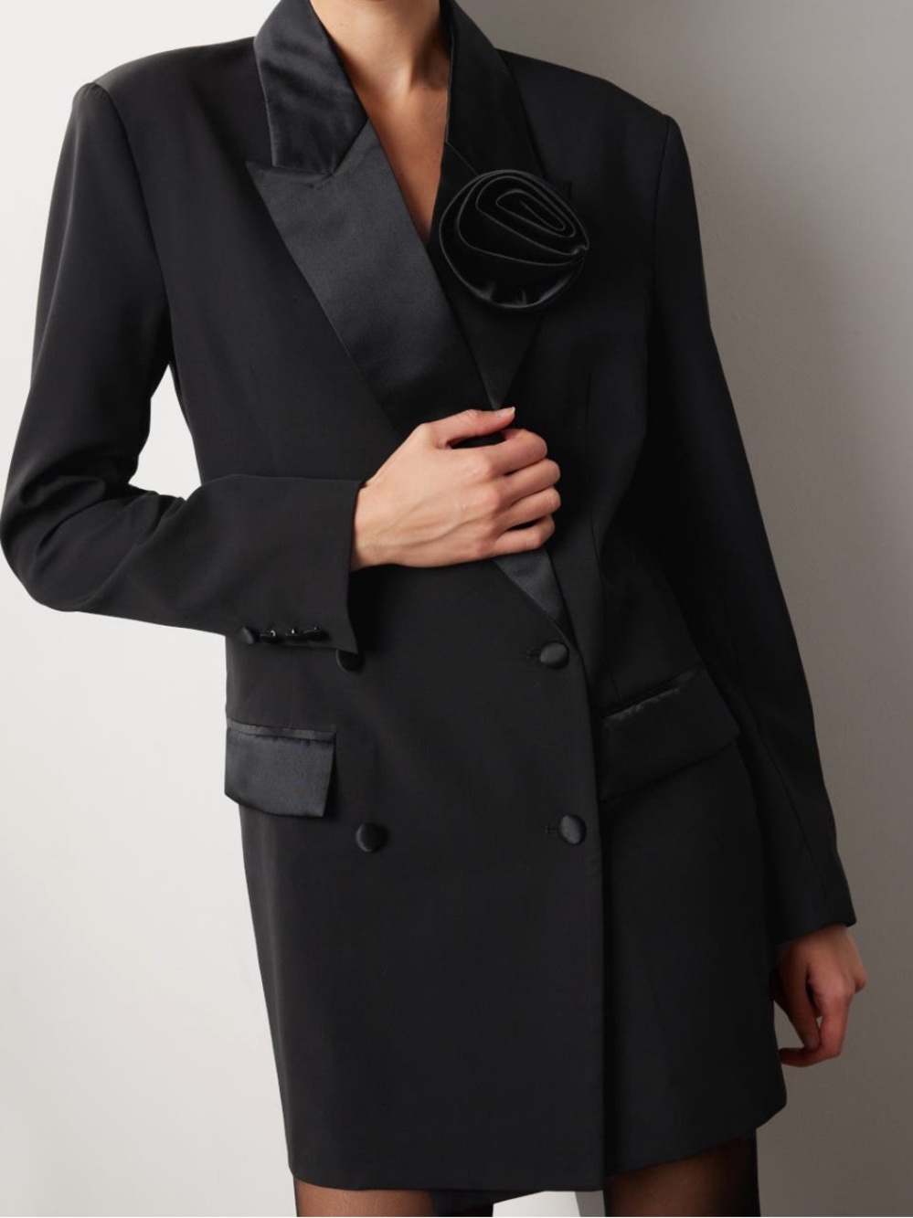 Joelle Tuxedo Dress